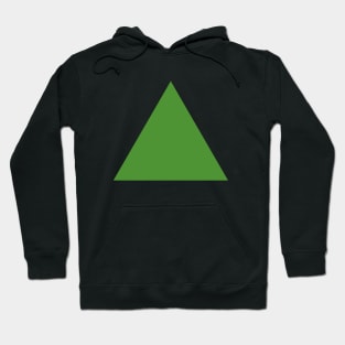 Green triangle Hoodie